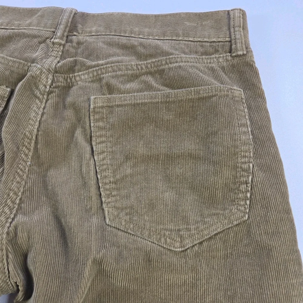 Banana Republic Mens Brown Pima Cotton Corduroy Pants Straight Leg 32x32
